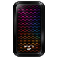 Adata External SSD|ADATA|SE770G|2TB|USB-C|USB 3.2|Write speed 800 MBytes/sec|Read speed 1000 MBytes/sec|ASE770G-2TU32G2-CBK