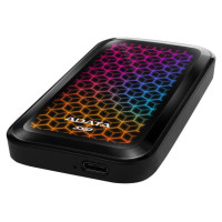 Adata External SSD|ADATA|SE770G|2TB|USB-C|USB 3.2|Write speed 800 MBytes/sec|Read speed 1000 MBytes/sec|ASE770G-2TU32G2-CBK