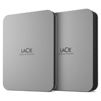 Lacie External HDD|LACIE|Mobile Drive Secure|STLR4000400|4TB|USB-C|USB 3.2|Colour Space Gray|STLR4000400