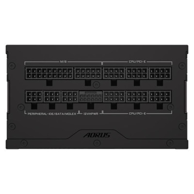 Gigabyte Power Supply|NZXT|GP-AE1000PM PG5|1000 Watts|Efficiency 80 PLUS PLATINIUM|PFC Active|MTBF 100000 hours|GP-AE1000PMPG5