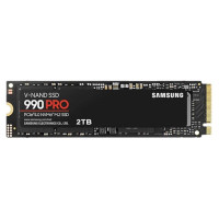 Samsung SSD|SAMSUNG|990 PRO|2TB|M.2|PCIE|NVMe|MLC|Write speed 6900 MBytes/sec|Read speed 7450 MBytes/sec|2.3mm|TBW 1200 TB|MTBF 1500000 hours|MZ-V9P2T0BW
