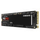 Samsung SSD|SAMSUNG|990 PRO|2TB|M.2|PCIE|NVMe|MLC|Write speed 6900 MBytes/sec|Read speed 7450 MBytes/sec|2.3mm|TBW 1200 TB|MTBF 1500000 hours|MZ-V9P2T0BW