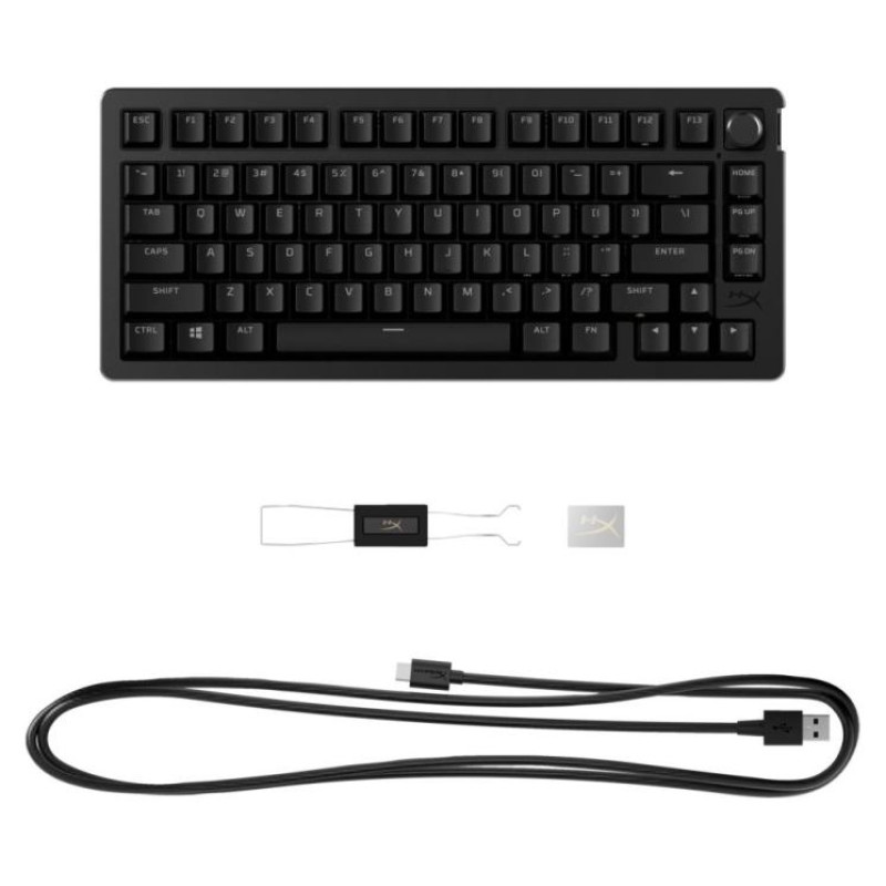 Hyperx KEYBOARD ALLOY RISE 75 S BLACK/7G7A4AA#ABA HYPERX