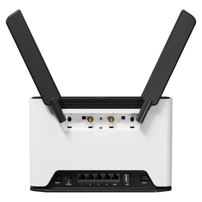 Mikrotik Wireless Router|MIKROTIK|Wi-Fi 6|IEEE 802.11a/b/g|IEEE 802.11n|IEEE 802.11ac|IEEE 802.11ax|USB 2.0|4x10/100/1000M|1x2.5GbE|S53UG+5HAXD2HAXD-TC&EG18