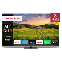 Thomson TV Set|THOMSON|50"|4K/Smart|QLED|3840x2160|Bluetooth|Google TV|50QG5C14
