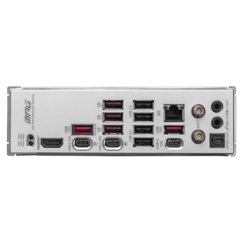 MSI Mainboard|MSI|AMD X870E|SAM5|ATX|Memory DDR5|Memory slots 4|3xPCI-Express 16x|4xM.2|1xHDMI|1xAudio-In|1xAudio-Out|4xUSB 2.0|5xUSB 3.2|3xUSB-C|1xOptical S/PDIF|1xRJ45|MPGX870EEDGETIWIFI