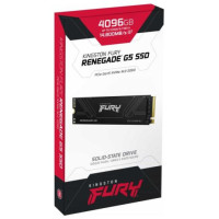 Kingston SSD|KINGSTON|FURY|4TB|M.2|PCIe Gen5|NVMe|3D TLC|Write speed 14000 MBytes/sec|Read speed 14800 MBytes/sec|2.3mm|MTBF 200000 hours|SFYR2S/4T0