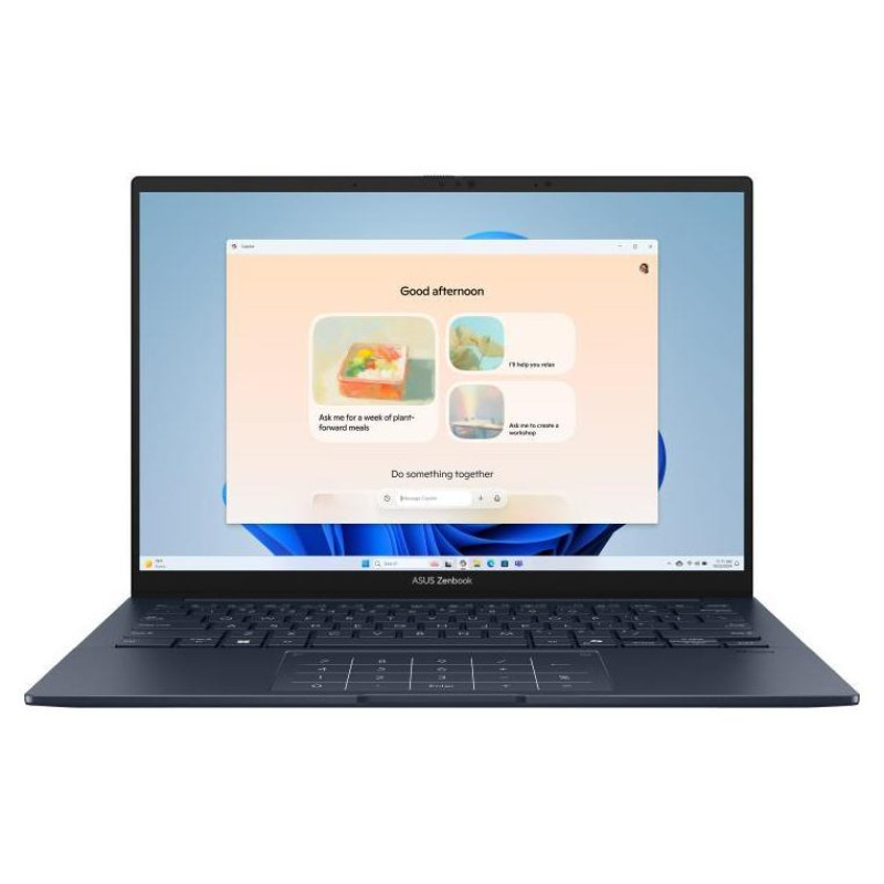 Asus Notebook|ASUS|ZenBook Series|14 OLED|UX3405CA-PZ217W|CPU  Core Ultra|u7-255H|2000 MHz|14"|Touchscreen|2880x1800|RAM 32GB|LPDDR5x|SSD 1TB|Intel Arc Graphics|Integrated|ENG|NumberPad|Windows 11 Home|Blue|1.28 kg|90NB14W3-M00860