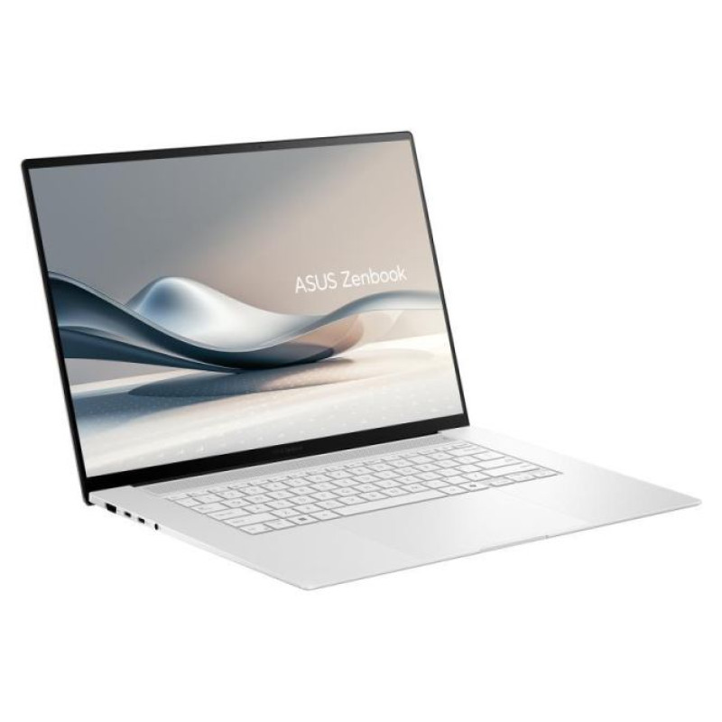 Asus Notebook|ASUS|ZenBook Series|UM5606WA-RK217W|CPU  Ryzen AI 9|365|2000 MHz|16"|2880x1800|RAM 24GB|LPDDR5x|SSD 1TB|AMD Radeon 880M Graphics|Integrated|ENG|Card Reader SD|Windows 11 Home|White|1.5 kg|90NB13M2-M00FV0