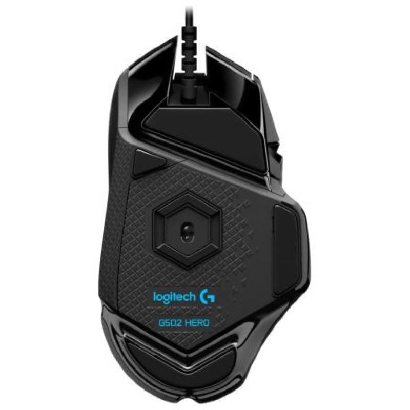 Logitech G502 Corded Gaming Mouse - HERO - BLACK - USB - EER2