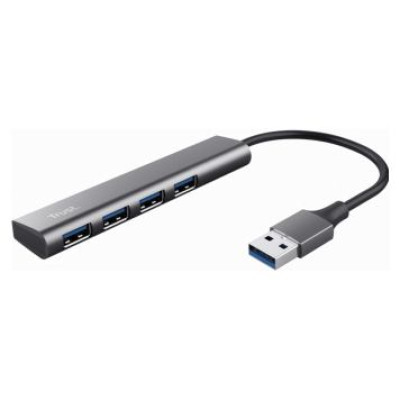 Trust USB Centrmezgls Trust Halyx 4 Port USB 3.2 Gen1 Hub