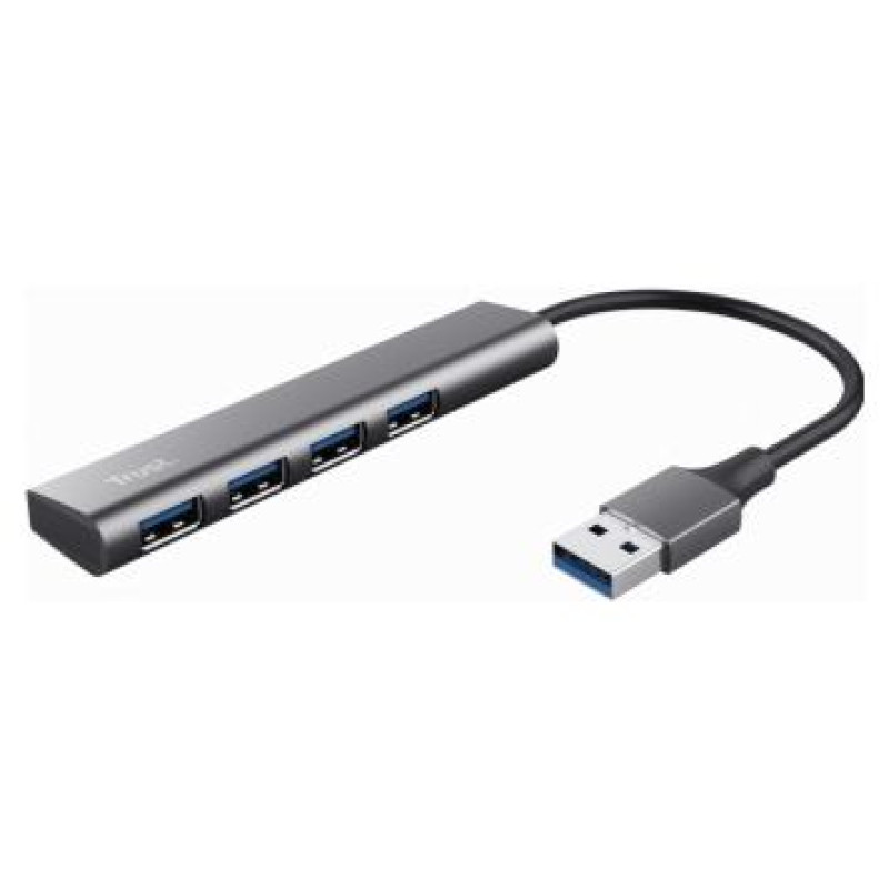 Trust USB Centrmezgls Trust Halyx 4 Port USB 3.2 Gen1 Hub
