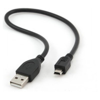 Gembird CABLE USB2 AM-MINI 30CM BLACK/CCP-USB2-AM5P-1 GEMBIRD