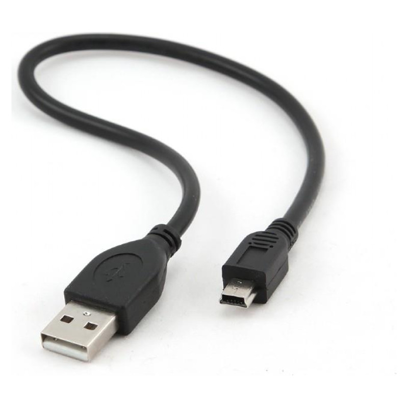 Gembird CABLE USB2 AM-MINI 30CM BLACK/CCP-USB2-AM5P-1 GEMBIRD