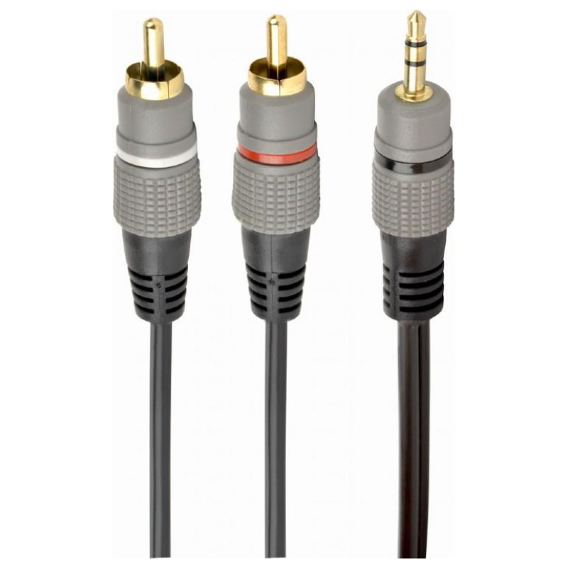 Gembird CABLE AUDIO 3.5MM TO 2RCA 2.5M/GOLD CCA-352-2.5M GEMBIRD