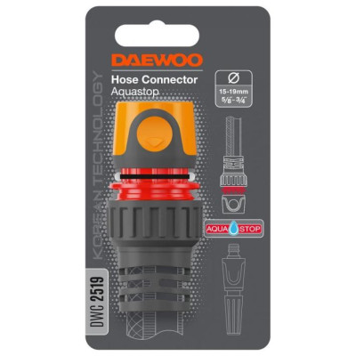 Daewoo HOSE ACC CONNECTOR AQUASTOP/3/4" DWC 2519 DAEWOO