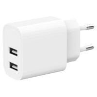 Gembird CHARGER USB UNIVERSAL WHITE/2P TA-UC-2A12-01 GEMBIRD