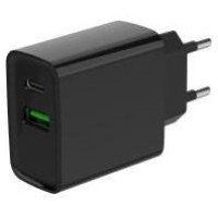 Gembird CHARGER USB UNIVERSAL QC3.0/TA-UC-PDQC20-01-BK GEMBIRD