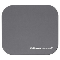 Fellowes MOUSE PAD MICROBAN/SILVER 5934005 FELLOWES