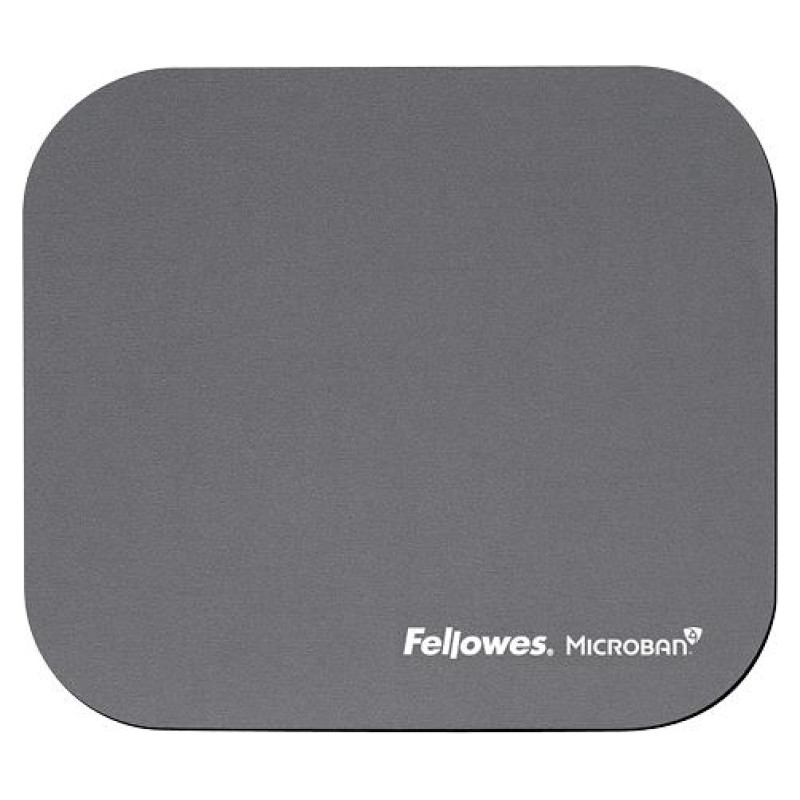Fellowes MOUSE PAD MICROBAN/SILVER 5934005 FELLOWES