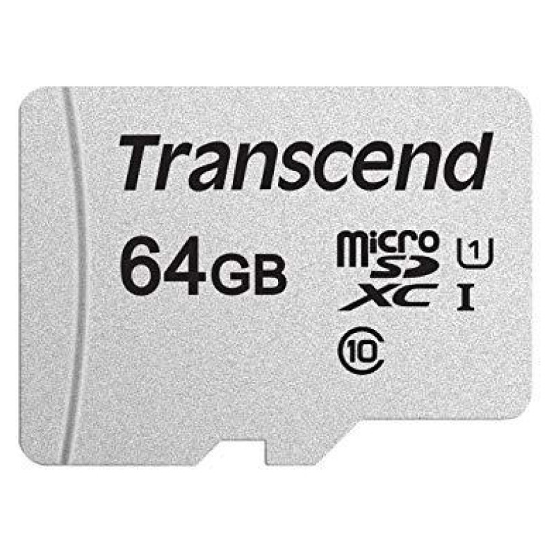 Transcend MEMORY MICRO SDXC 64GB/C10 TS64GUSD300S TRANSCEND