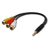 Lindy ADAPTER 3.5MM TO 3XPHONO F/35539 LINDY