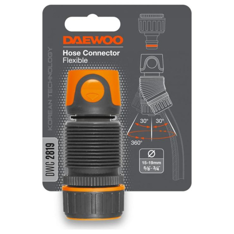 Daewoo HOSE ACC CONNECTOR FLEXIBLE/3/4" DWC 2819 DAEWOO