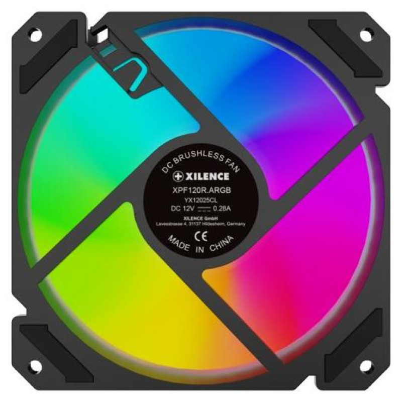 Xilence CASE FAN 120MM PWM ARGB REVERS/4PIN XF065 XILENCE