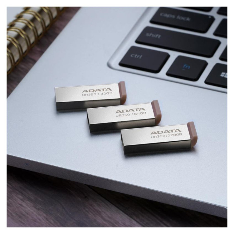 Adata MEMORY DRIVE FLASH USB3.2 128G/BROWN UR350-128G-RSR/BG ADATA