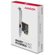 Axagon NET CARD PCIE 1GBE 1PORT/SP&LP PCEE-GRF AXAGON