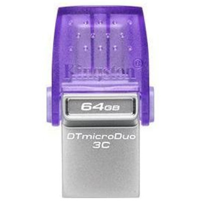 Kingston 64GB DataTraveler microDuo 3C 200MB/s dual USB-A + USB-C