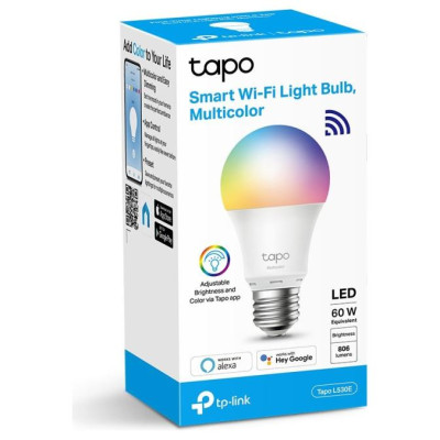 Tp-Link Smart Light Bulb|TP-LINK|Power consumption 8.7 Watts|Luminous flux 806 Lumen|6500 K|Beam angle 220 degrees|TAPOL530E