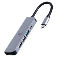 Gembird I/O ADAPTER USB-C TO HDMI/USB3/5IN1 A-CM-COMBO5-03 GEMBIRD