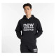 New Balance Sport Graphic Fleece Hoodie BK M MT51941BK (M)