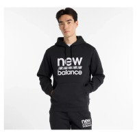 New Balance Sport Graphic Fleece Hoodie BK M MT51941BK (M)