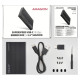 Axagon HDD ACC ENCLOSURE 2.5"/USB-C BLACK EE25-GTR AXAGON