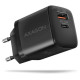 Axagon MOBILE CHARGER WALL USB 30W/2PORT BLACK ACU-PQ30 AXAGON