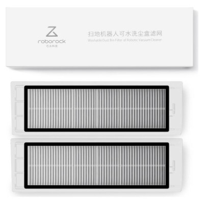 Roborock Product|ROBOROCK|Washable Dustbin Filter|Washable Dustbin Filter 2-pack|For S5 White/S5 White/S5 Black/E4 Black/S6 White/S6 White/S6 Black/S4 Black/S5 White Max/S5 Black Max/S6 White Pure/S6 Black Pure/S6 Black MaxV/E5 White/E5 Black/Q5 Black|8.0