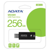 Adata MEMORY DRIVE FLASH USB3.2 256G/BLACK UC320-256G-RBK/BK ADATA