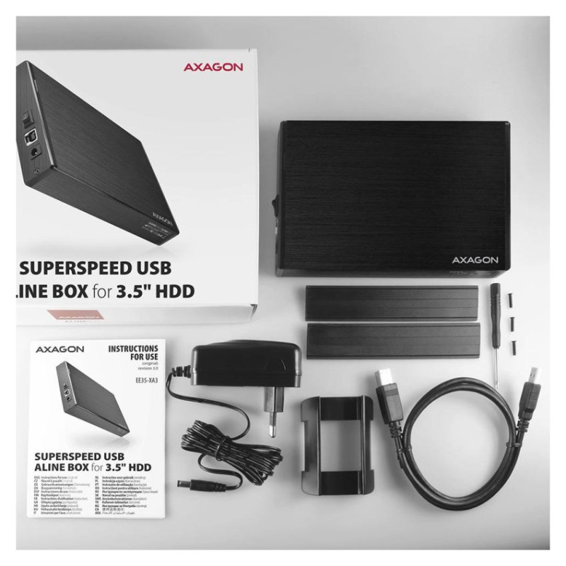 Axagon EE35-XA3 USB3.0 - SATA 3.5" External ALINE Box