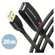 Axagon CABLE USB2.0 A-M/A-F ACTIVE/20M ADR-220 AXAGON