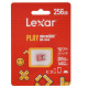 Lexar MEMORY MICRO SDXC 256GB UHS-I/PLAY LMSPLAY256G-BNSNG LEXAR