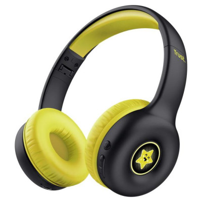 Trust HEADPHONES WRL NOUNA KIDS/BLACK 25405 TRUST