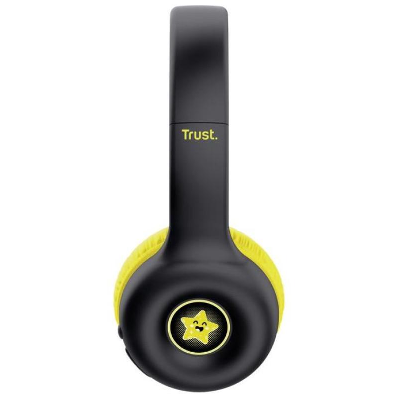 Trust HEADPHONES WRL NOUNA KIDS/BLACK 25405 TRUST