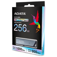 Adata MEMORY DRIVE FLASH USB-C 256GB/SILV AELI-UE800-256G-CSG ADATA
