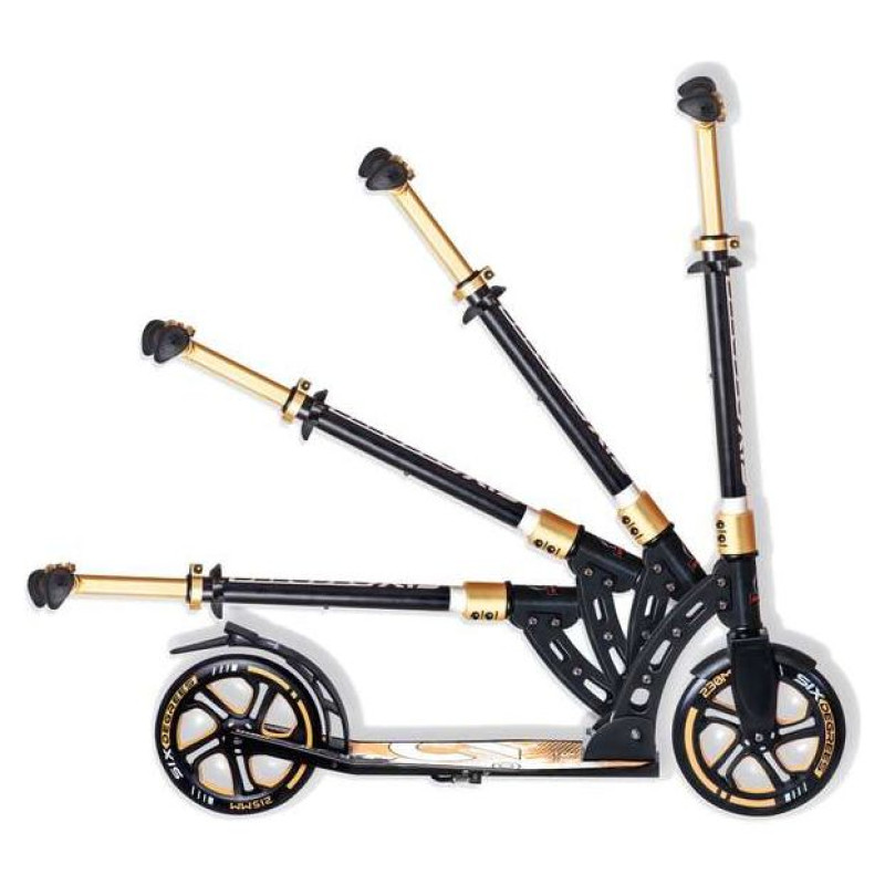 Six Degrees Aluminium Scooter skrejritenis 230/215 mm, zelta - AU 570