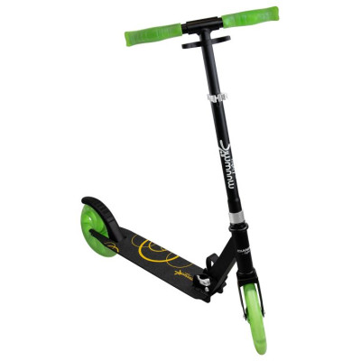 Muuwmi Aluminium Scooter Glow skrejritenis 200 mm, zaļ&scaron; - AU 621