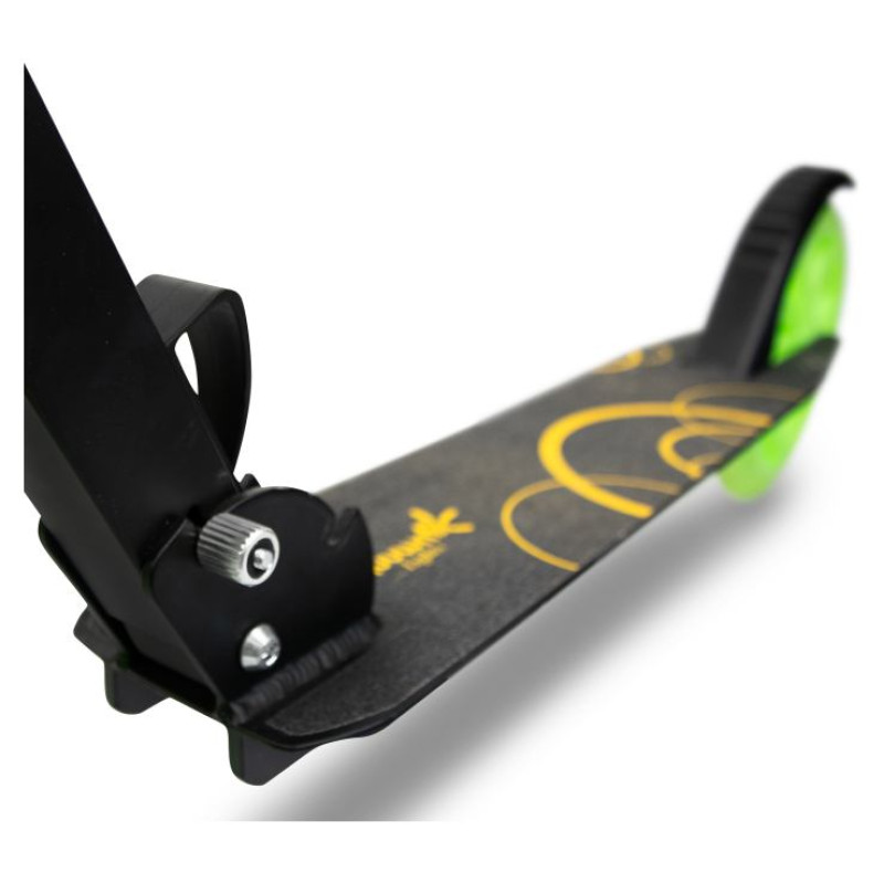 Muuwmi Aluminium Scooter Glow skrejritenis 200 mm, zaļ&scaron; - AU 621