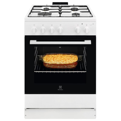 Electrolux gāzes plīts ar gāzes cepe&scaron;krāsni, 60cm - LKG604012W