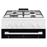 Electrolux gāzes plīts ar gāzes cepeškrāsni, 60cm - LKG604012W